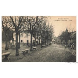 CAR-ADIP9-0573-38 - CHAPONNAY - place et école de filles