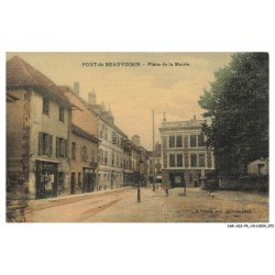 CAR-ADIP9-0591-38 - PONT-DE-BEAUVOISIN - place de la mairie