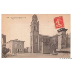 CAR-ADIP9-0644-38 - LES COTES D'AREY - l'église et la poste