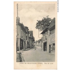 CAR-ADIP9-0594-38 - PONT-DE-BEAUVOISIN - rue de lyon