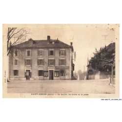 CAR-ADGP7-0369-38 - SAINT-ISMER - La mairie - les ecoles et la poste