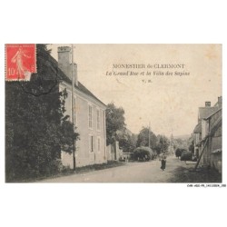 CAR-ADIP9-0630-38 - MONESTIER-DE-CLERMONT - la grande rue et la villa des sapins