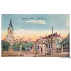 CAR-ADGP7-0370-38 - VIGNIEU - La place et l'Eglise