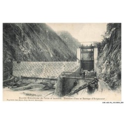 CAR-ADIP6-0330-38 - société grenobloise de force et lumiere - chambre d'eau et barrage d'avignonnet