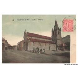 CAR-ADIP6-0398-38 - VAULNAVEYS-LE-HAUT - la place et l'église