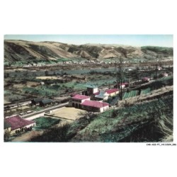 CAR-ADIP7-0445-38 - VAUGRIS - au premier plan les écoles puis le rhone et les coteaux de cote rotie