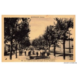 CAR-ADIP7-0455-38 - BOURGOIN - la belle avenue ombragée de la folatiere