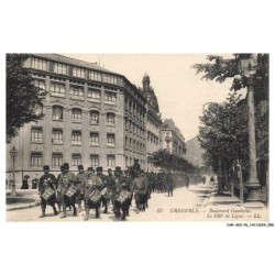 CAR-ADIP6-0356-38 - GRENOBLE - boulevard gambetta - le 140e de ligne