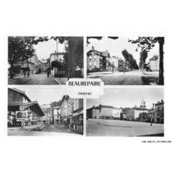 CAR-ADGP7-0384-38 - BEAUREPAIRE - Rue Gambetta - Boulevard de la Gare
