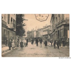 CAR-ADGP7-0412-38 - BOURGOIN - Rue de la republique et place du chateau