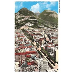 CAR-ADTP6-0295-38 - Les belles alpes françaises - GRENOBLE - Cours jean-jaurès et le massif de la chartreuse