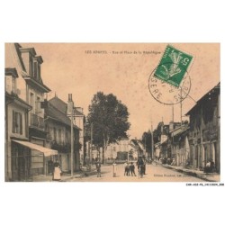 CAR-ADIP6-0332-38 - LES ABRETS - rue et place de la république