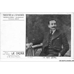 CAR-ABCP5-0421 - ECRIVAIN - THEATRE DE L'ATHENEE - SQUARE DE L'OPERA - RUE BOUDREAU - M-ABEL DEVAL