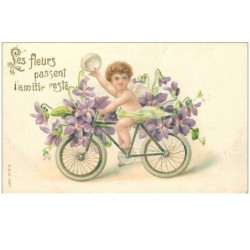 ANGES.n°29170.ANGE SUR UN VELO FLEURI.CP GAUFFREE