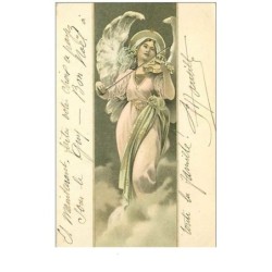 ANGES.n°171.FEMME ANGE JOUANT DU VIOLON