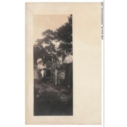 CAR-AHAP6-0300-THEMES - CARTE PHOTO A LOCALISER - Attelage d'un ane