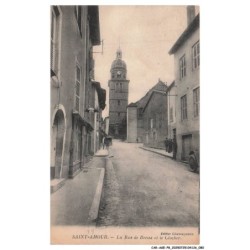 CAR-AGEP8-0508-39 - SAINT-AMOUR - La rue de bresse et le clocher