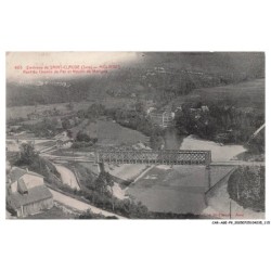 CAR-AGEP9-0589-39 - Environs de Saint-Claude - Molinges - Pont du chemin de fer et moulin de marigna