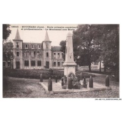 CAR-AGEP10-0640-39 - MOUCHARD -  ecole primaire superieure et professionnelle - Le monument aux morts