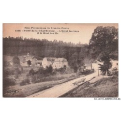 CAR-AGEP11-0711-39 - Sites Pittoresques Franche-Comté - Pont-de-le-Chaux - L'hotel des lacs et le mont des ifs