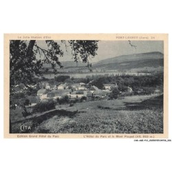 CAR-AGEP12-0735-39 - PORT-LESNEY - La jolie station d'été - Grand hotel du parc - L'hotel du parc et le mont poupet