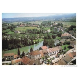 CAR-AGEP13-0813-39 - PONT-de-POITTE - Le village et le camping - Vue aérienne