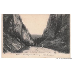 CAR-AGEP1-0013-39 - Route de Champagnole a Nozeroy - Defilé d'entreportes
