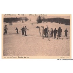 CAR-AGEP1-0035-39 - LAMOURA - L'hiver dans le Haut-Jura - Le monte-pente - Combe du lac