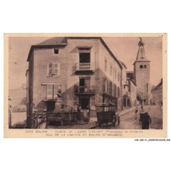 CAR-AGEP1-0049-39 - SALINS - Buste de l'abbe d'olivet - Rue de la liberté et eglise saint-maurice