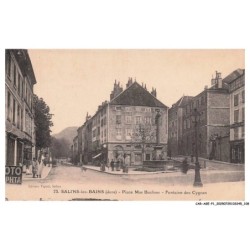 CAR-AGEP1-0055-39 - SALINS-LES-BAINS - Place max buchon - Fontaine des cygnes