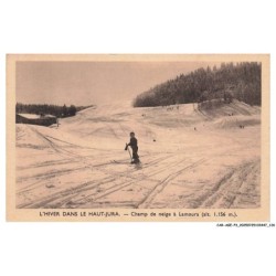 CAR-AGEP3-0187-39  - L'Hiver dans le Haut-Jura - Champ de neige a la neige a Lamoura
