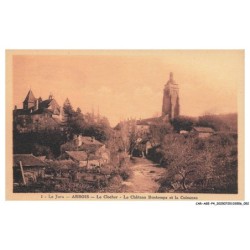 CAR-AGEP4-0223-39  - ARBOIS - Le clocher - Le chateau bontemps et la cuisance