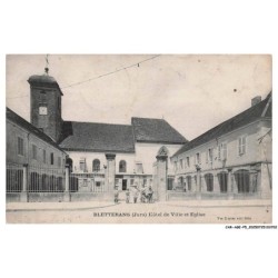 CAR-AGEP5-0262-39  - BLETTERANS - Hotel de ville et eglise