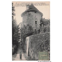 CAR-AGEP8-0499-39 - SAINT-AMOUR - La tour guillaume l'un des derniers vestiges des fortificationau XIIe siècle