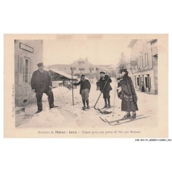 CAR-AFUP1-0007-39 - Environs de MOREZ  - Départ pour une partie de ski aux rousses