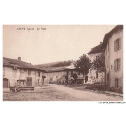 CAR-AFUP1-0037-39 - GIGNY - La place
