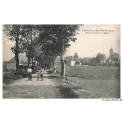 CAR-ADNP8-0530-38 - ANDELOT-EN-MONTAGNE - Route de salins et l'église