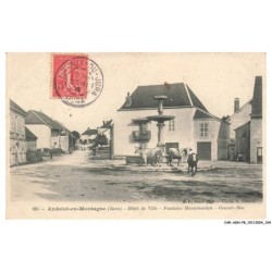 CAR-ADNP8-0534-38 - ANDELOT-EN-MONTAGNE - Hotel de ville - Fontaine monumentale - Grande-rue