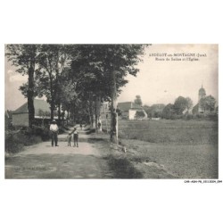 CAR-ADNP8-0529-38 - ANDELOT-EN-MONTAGNE - Route de salins et l'église