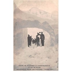 39 - NOZEROY - SAN31991 - Route de Nozeroy à Champagnole - Passerelle pour les Piétons - Hier 1907
