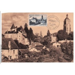 CAR-AHKP14-0841-39 - CACHET carte maximum- ARBOIS - Pays de pasteur - Ses vins réputé - 1951