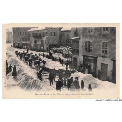 CAR-AFUP1-0011-39 - MOREZ-JURA - Le chasse neige dans la grande-rue