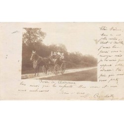 39 - n°85860 - Forêt de CLAIRVAUX - Promenade en famille dans une calèche - Carte photo
