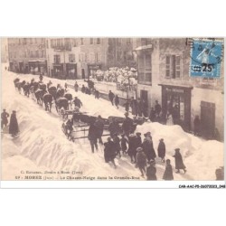 CAR-AACP5-39-0380 - MOREZ - Le chasse neige dans la Grande Rue