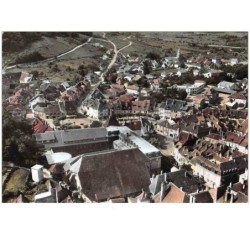 39 . n° 48397 . poligny . vue generale . cpsm 15 x 10.5 cm.
