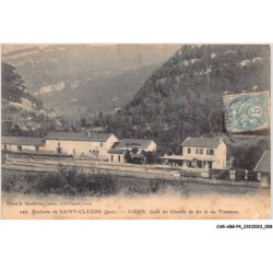 CAR-ABGP4-0346-39 - SAINT-CLAUDE - Lizon - gare du chemin de fer et du tramway