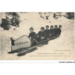 CAR-ABNP7-0687-39 - l'équipe morézienne sur le bob l'éclair