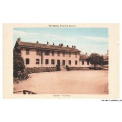 CAR-ABVP2-0155-90 - Frontière franco-suisse - DELLE - La gare