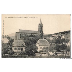 CAR-ADCP5-0330-90 - ROUGEMONT-LE-CHATEAU - L'église - La nouvelle rue