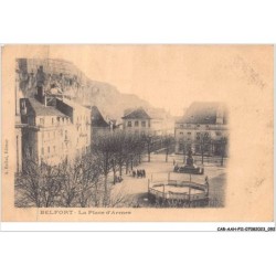 CAR-AAHP11-90-1007 - BELFORT - la place des armes - Carte vendue en l'etat